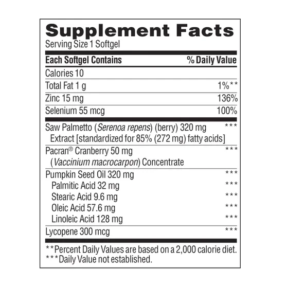 TruNature Prostate Plus Health Complex – 250 Softgels - Image 3